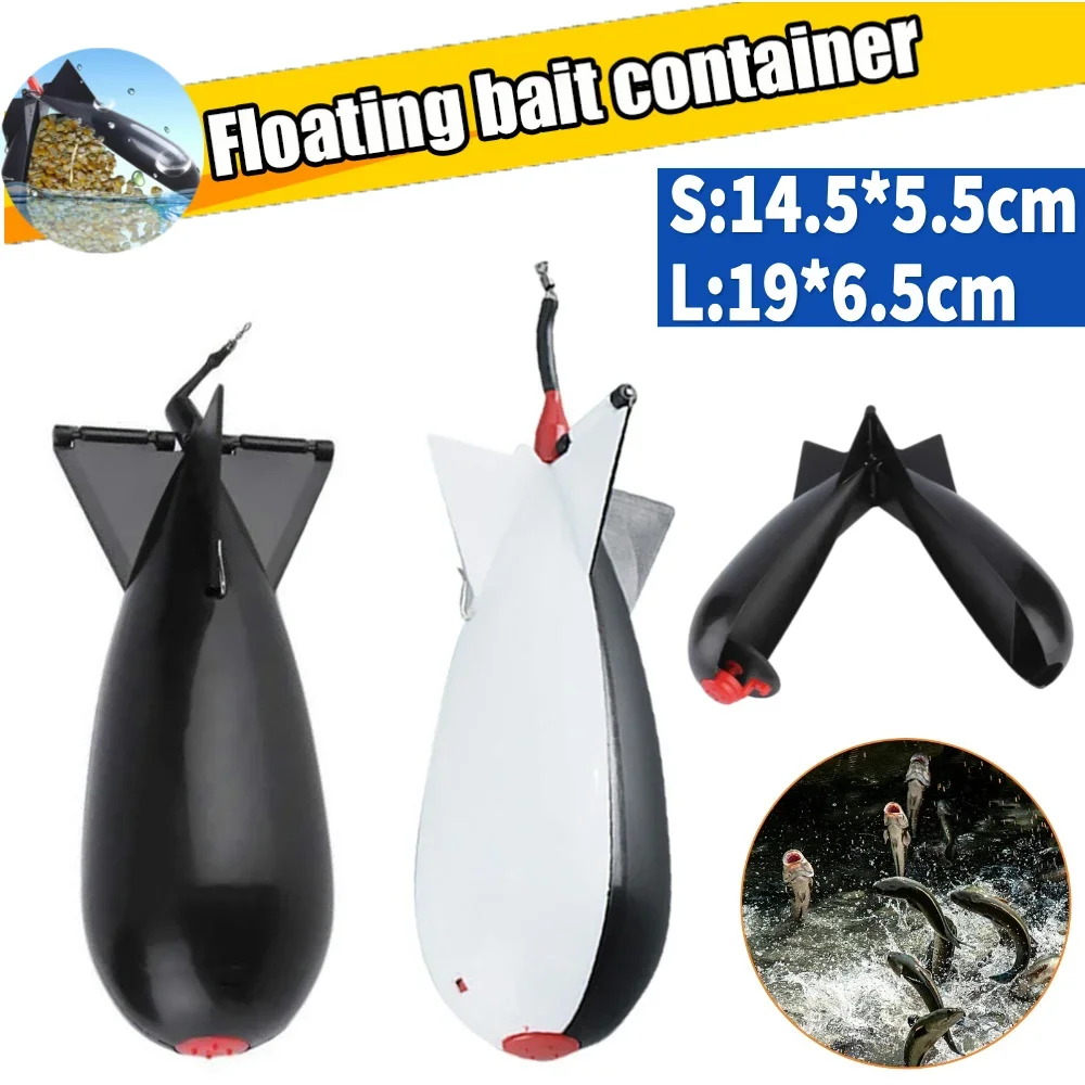 Carp Fishing Rocket Feeder Spod Bomb Lure Bait Holder Container Fishing Tackle Tool Accessories Easy To Carrying Nesting Device