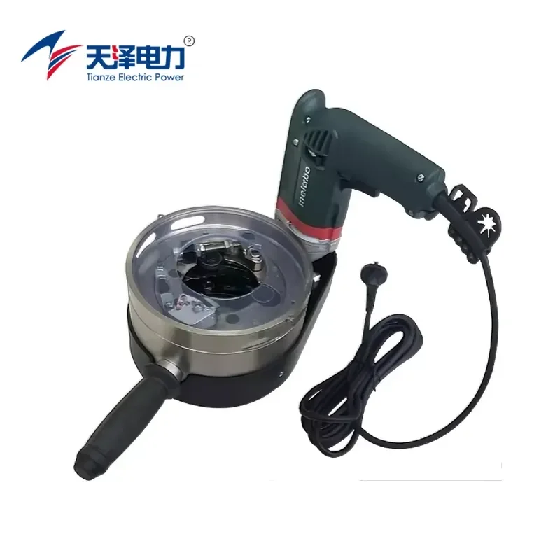 For Tianze Electric SE80A Steel 15-150mm Diameter High Voltage Cable Stripping Machine