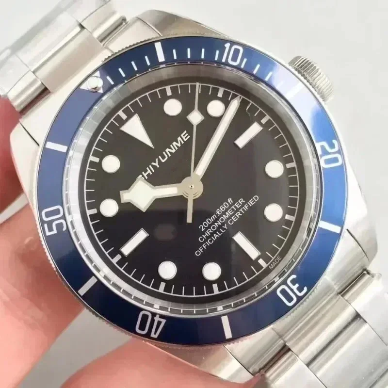 A333 Store Black Bay Qualityapphire Crystal Automatic Mechanical Men's Watch ستانلس ستيل للرجال