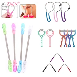 1PC Manual Facial Hair Remover Epilator Safe Handheld Spring Threading Face Defeatherer For Cheek Eyebrow DIY Makeup Beauty Tool