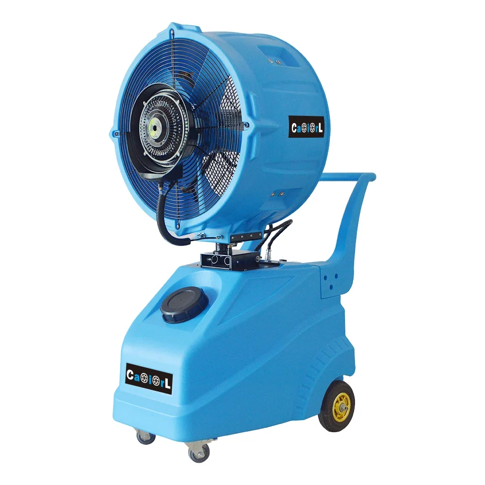 

Practical 8000CFM Mist Cooling Fan Trolley Portable Industrial Air Conditioner with Water for Outdoor Animal Husbandry Equipment