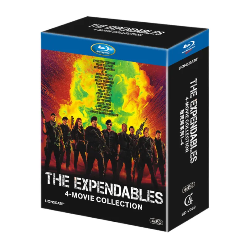 

The Expendables 1-4 Collector's Edition Blu-ray Disc