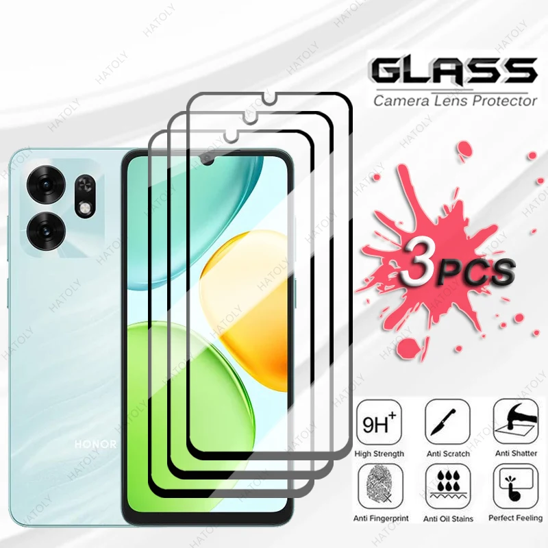 

Front Film For Honor 500 Smart 5G Glass Black Edge Protective Film For Honor 500 Smart 5G Screen Protector Camera Lens Protector