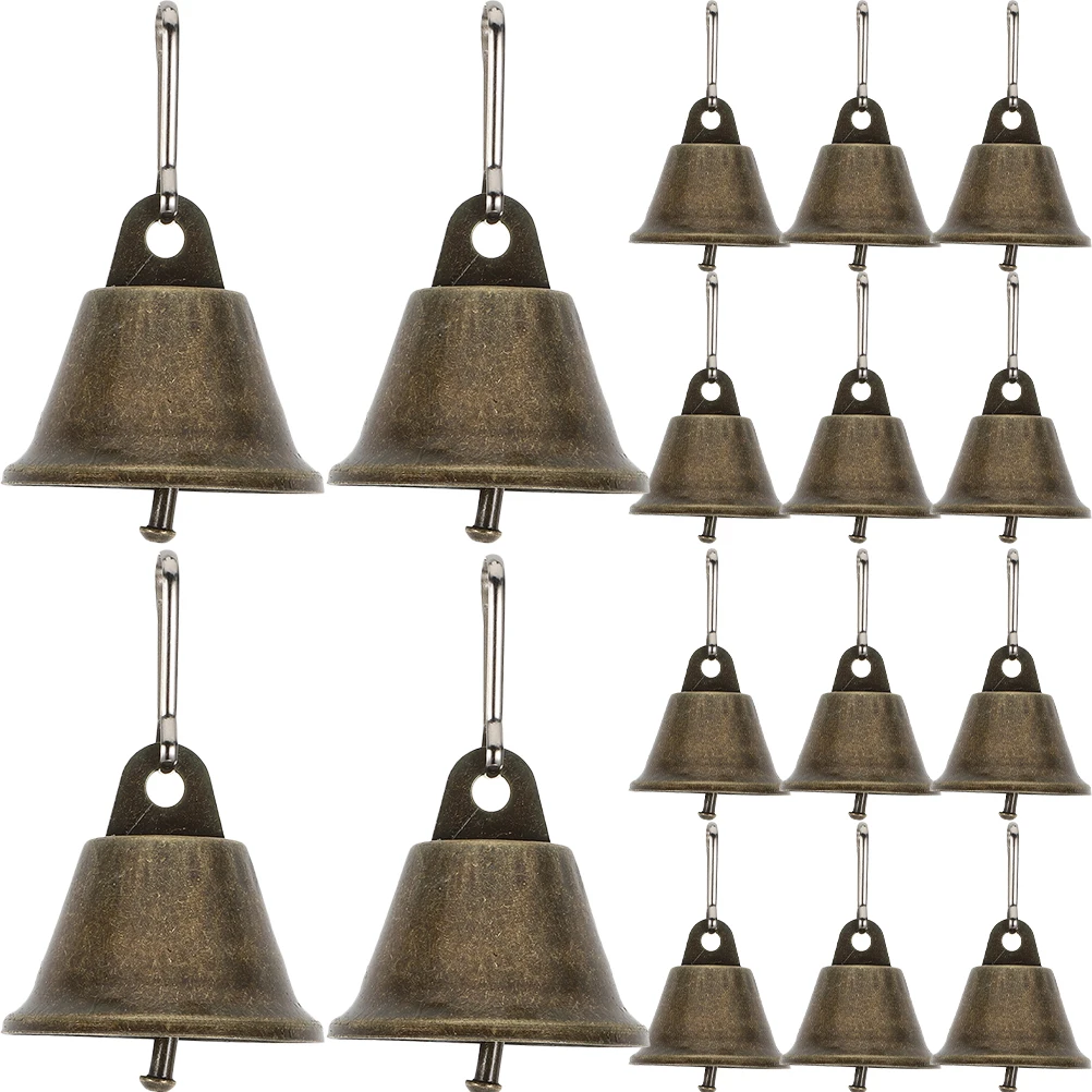 

35 Pcs Christmas Christmas nament Bells Vintage Decor Metal Hanging nament for Tree Wreaths Gifts Festive Reusable
