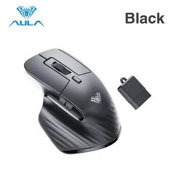 AULA SC150 슈퍼 미니 휴대용 마우스, 블루투스 2.4G 무선 충전식 마우스, 30g 초경량