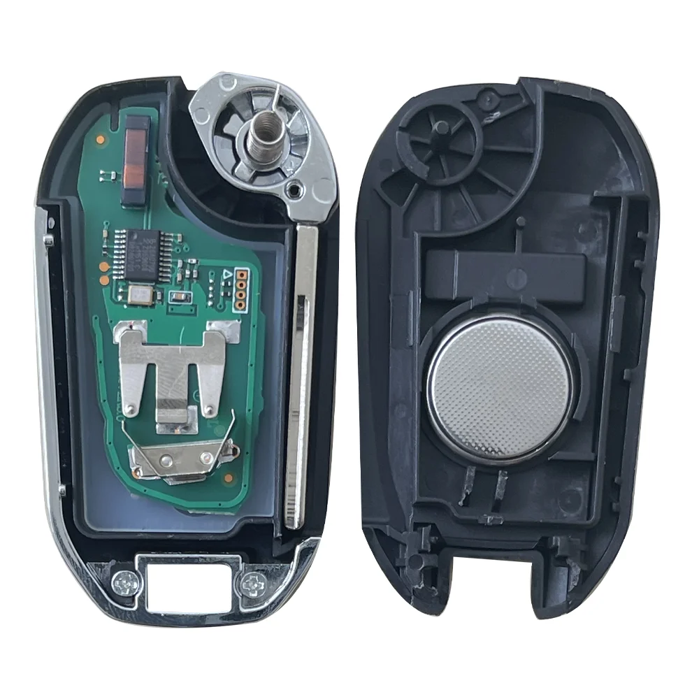 434Mhz ID46-7941 OEM Remote Flip Car key for Citroen C3 C5 Aircross Peugeot 208 308 508 2008 Hella 3BTN Light Control