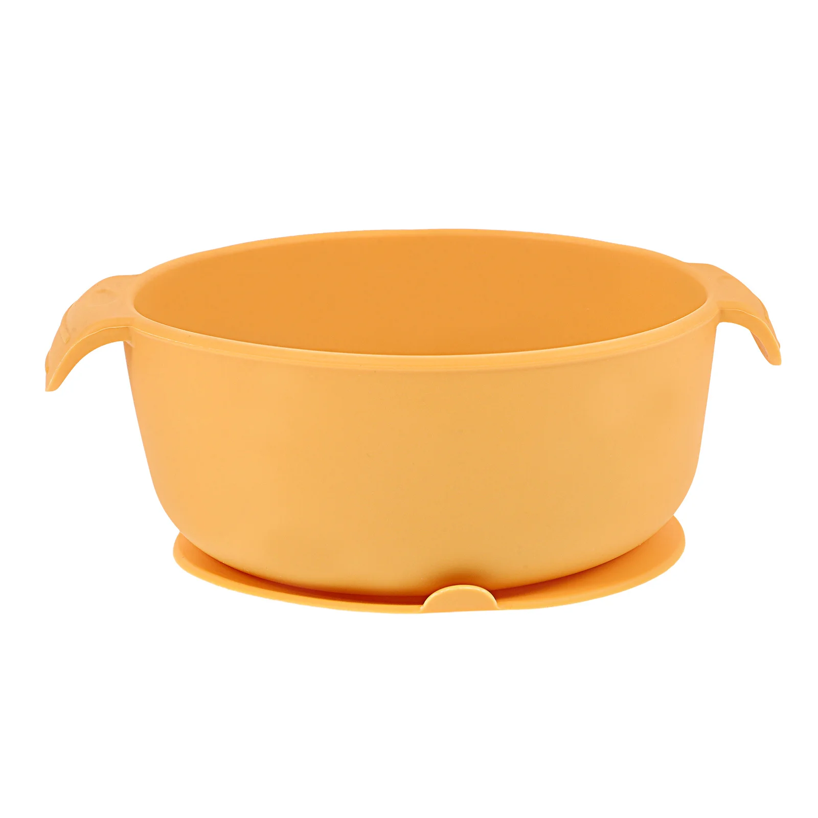 

Silicone Baby Suction Bowl Double Handle Food-Grade Safety Baby Feeding Bowl Anti Slip Spill Proof Toddler Feeding Dish