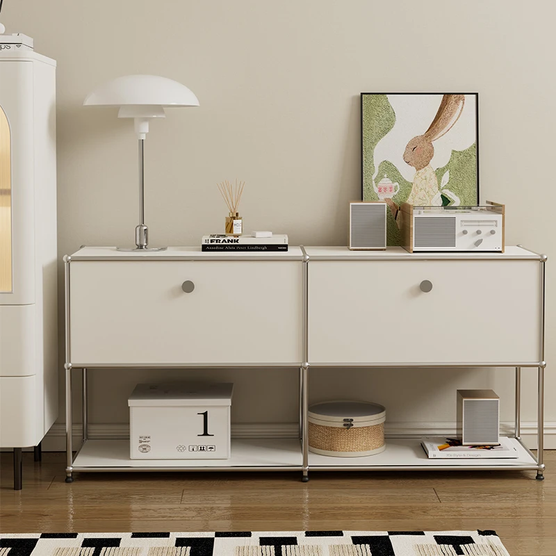 

TLF Reserve Stainless Steel Sideboard, TV Cabinet, Storage and Storage Bucket Cabinet, Display Cabinet, Modular Cabinet Combina