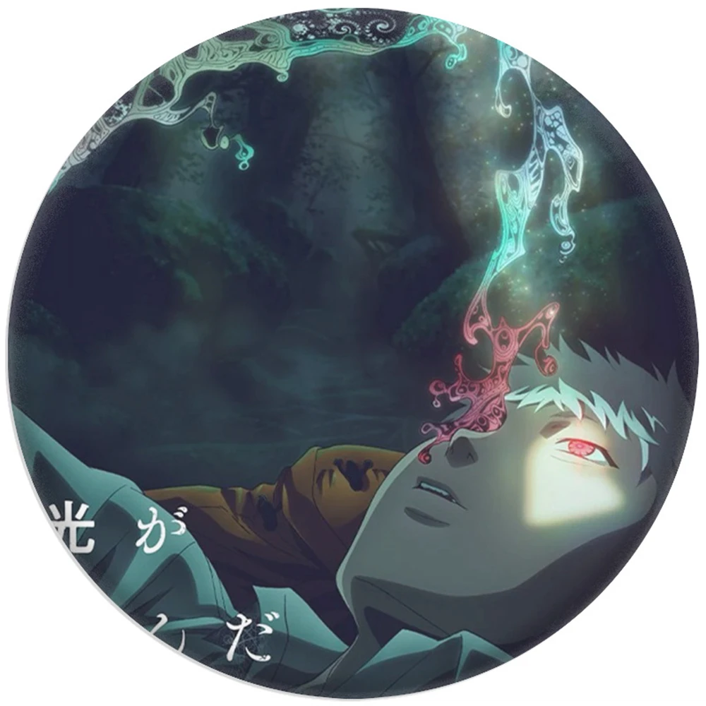 58 ملم أنيمي الصيف هيكارو يموت ‌    Tsujinaka Yoshinori كيدو هيكاري تأثيري حلي شارة دبوس SPTE صفيح بروش ﻿   الدعامة جيلف