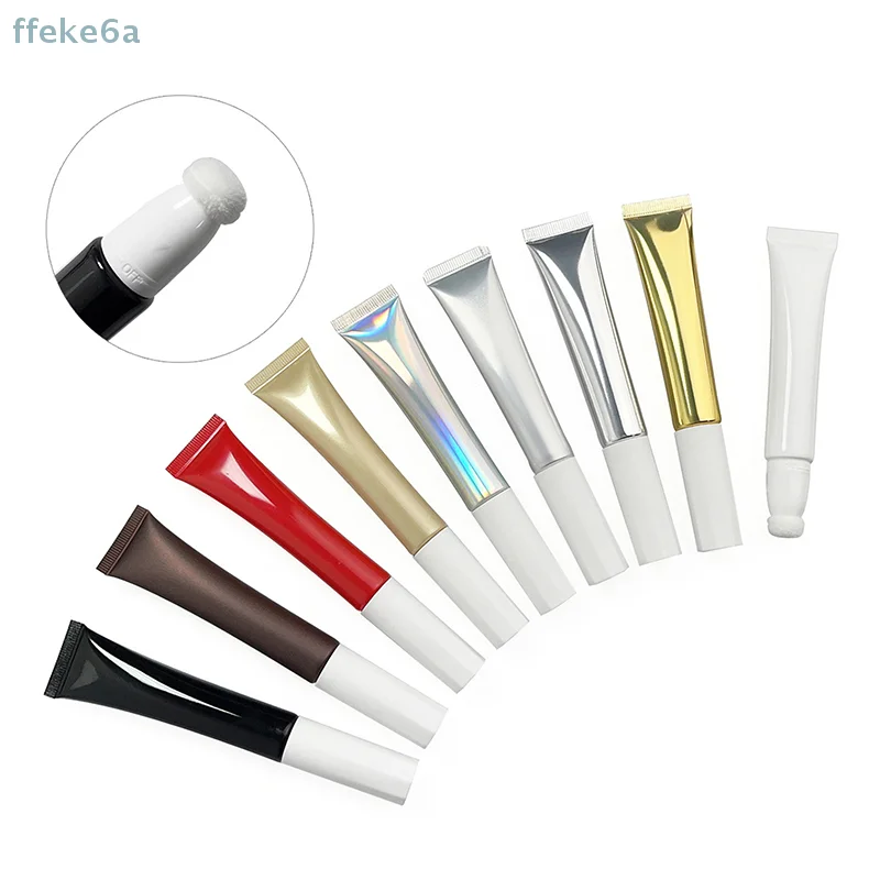 20ml/30ml Cosmetics Hose Subpackage Lip Gloss Lliquid Foundation Concealer Gloss Empty Bottle Plush Cap