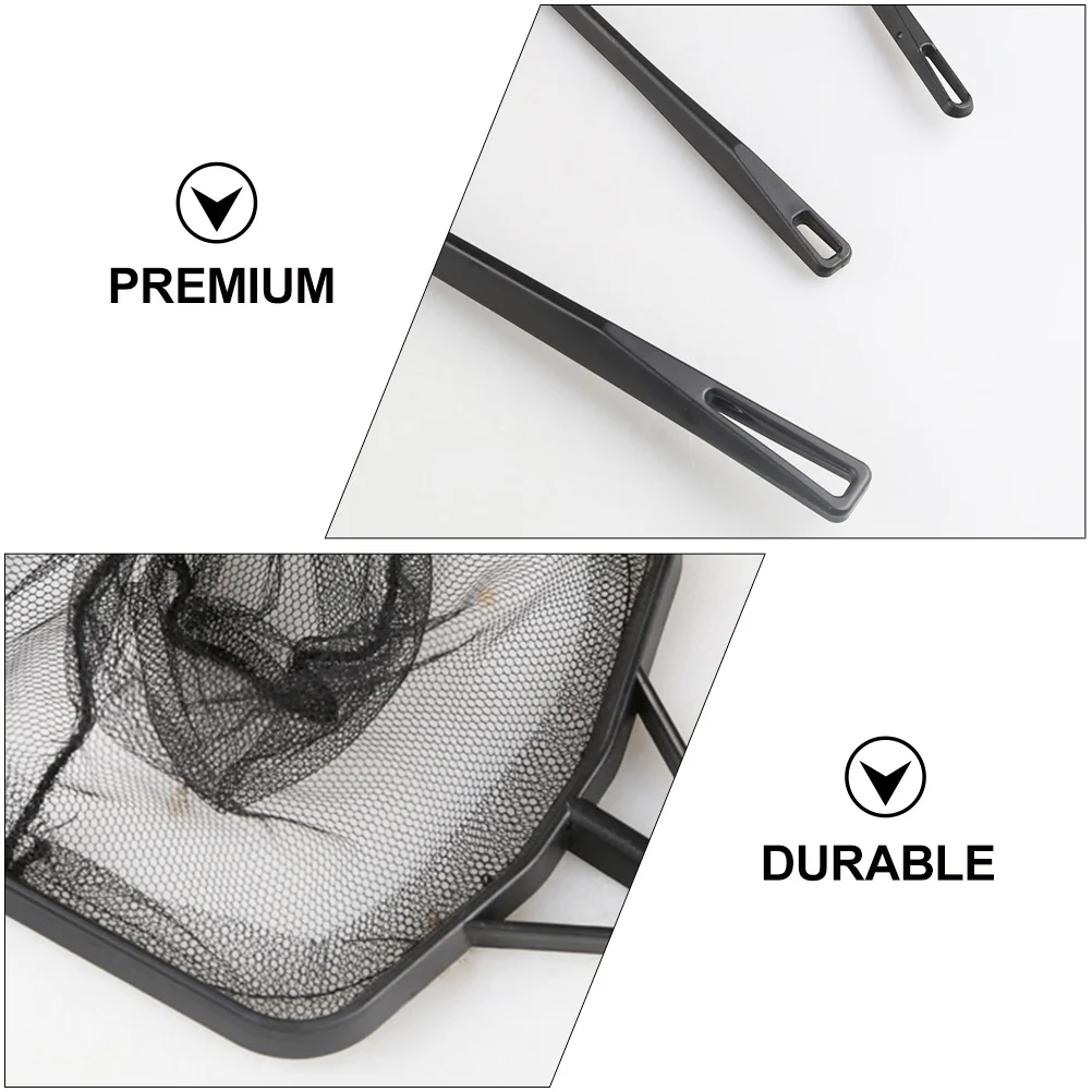 

2Pcs Fish Tank Landing Net Soft Mesh Design Easy to Use for Aquariums and Tanks Black Landing Net Aquarium Accessories