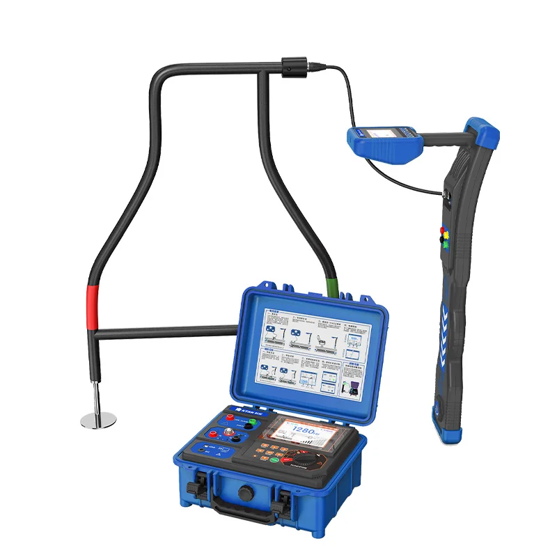 Underground Pipeline Detector Metal Pipeline Cable Wire Fiber Optic Cable GPS Heading Depth Fault Locator