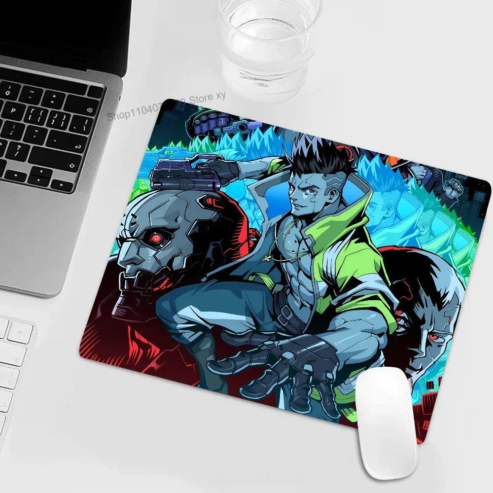 Anime Cyberpunk Edgerunners Mousepad Small LockEdge Mouse Pad For Gamers Computer Desk Pad Rectangular Anti-slip Rubber