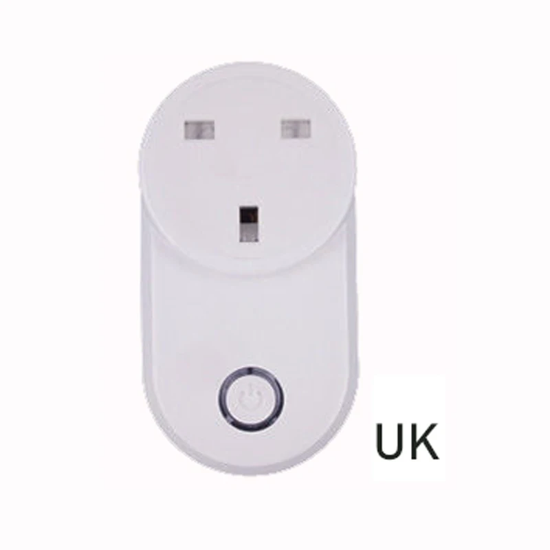 Tuya ปลั๊กอัจฉริยะ WiFi ซ็อกเก็ต10A/16A UK,สมาร์ทจับเวลา,APP และเสียงและรีโมทคอนโทรล