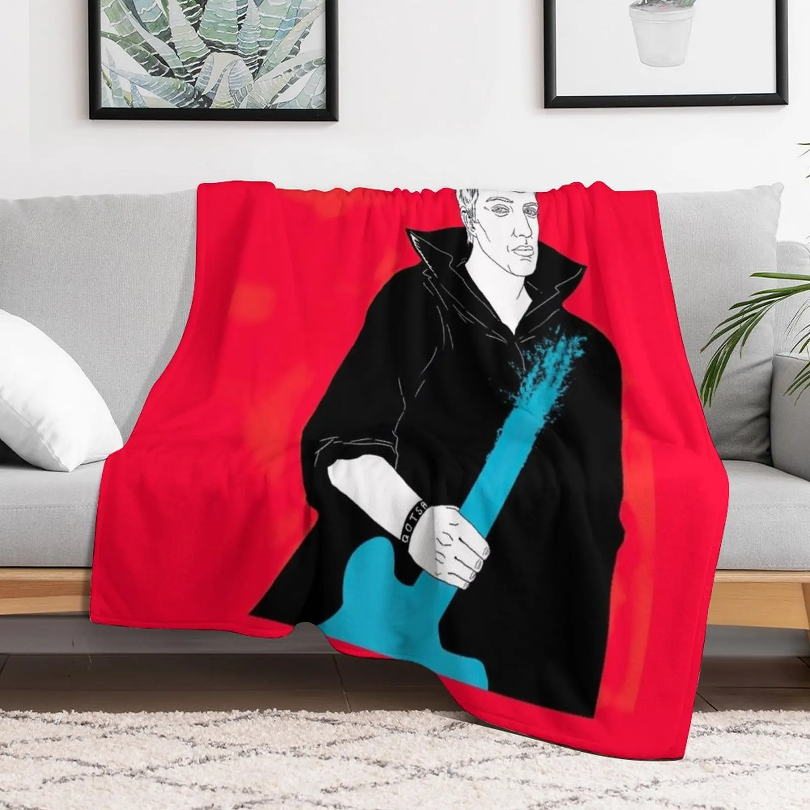 Queens of the stone age T-Shirts a song for the dead Poster qotsa Sticker Throw Blanket Kid'S Blankets