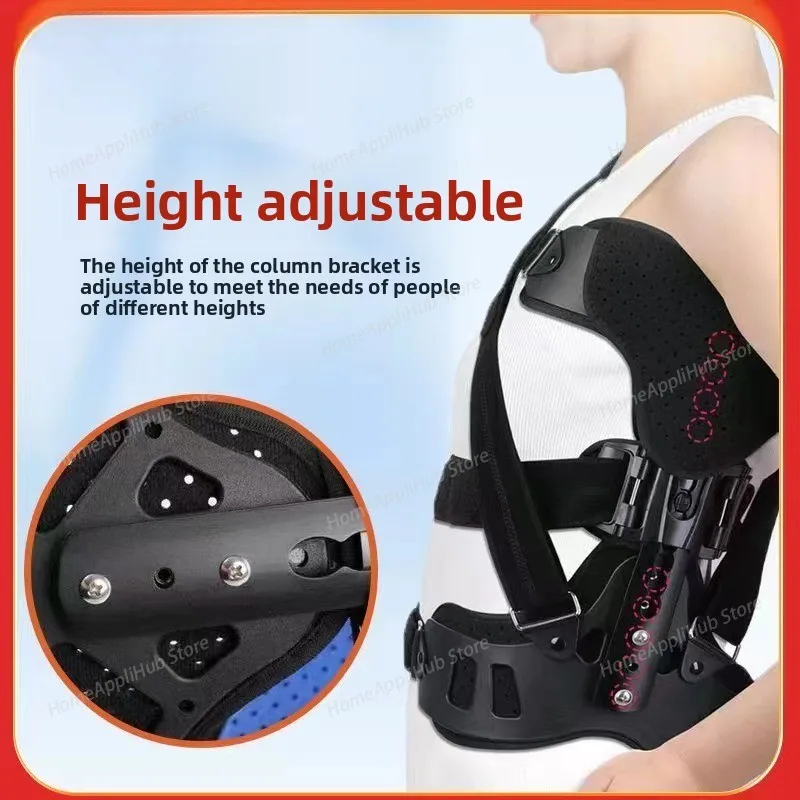 Scoliosis Brace Posture Corrector Treatment Adjustable Spinal Auxiliary Orthosis for Back Postoperative Recovery