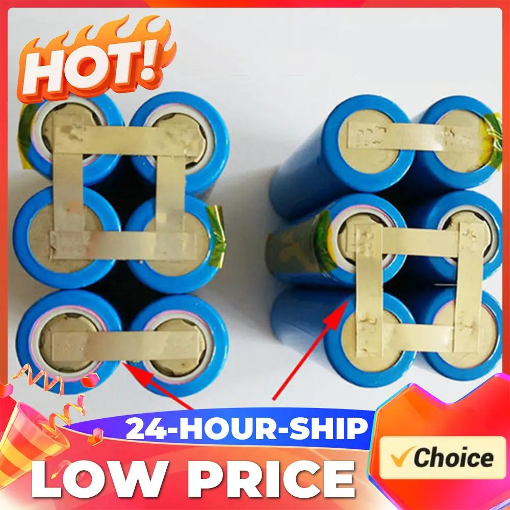 

10 м никелевая лента для литий-ионных аккумуляторов 18650, 1 рулон, никелированная полоса-коннектор, никелевая лента для сварки аккумуляторов 0,1 мм, 0,2 мм