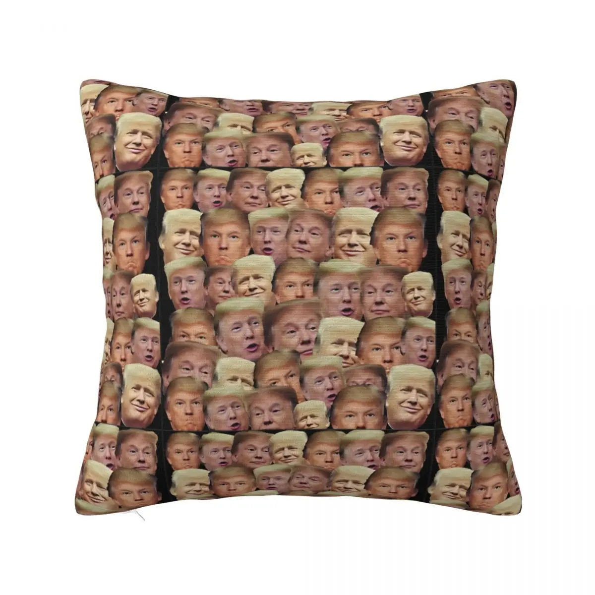 Donald Trump Wall Usa President Face Pillowcase Printing Cushion Cover Decoration Throw Pillow Case Cover Bed Zipper 45X45cm