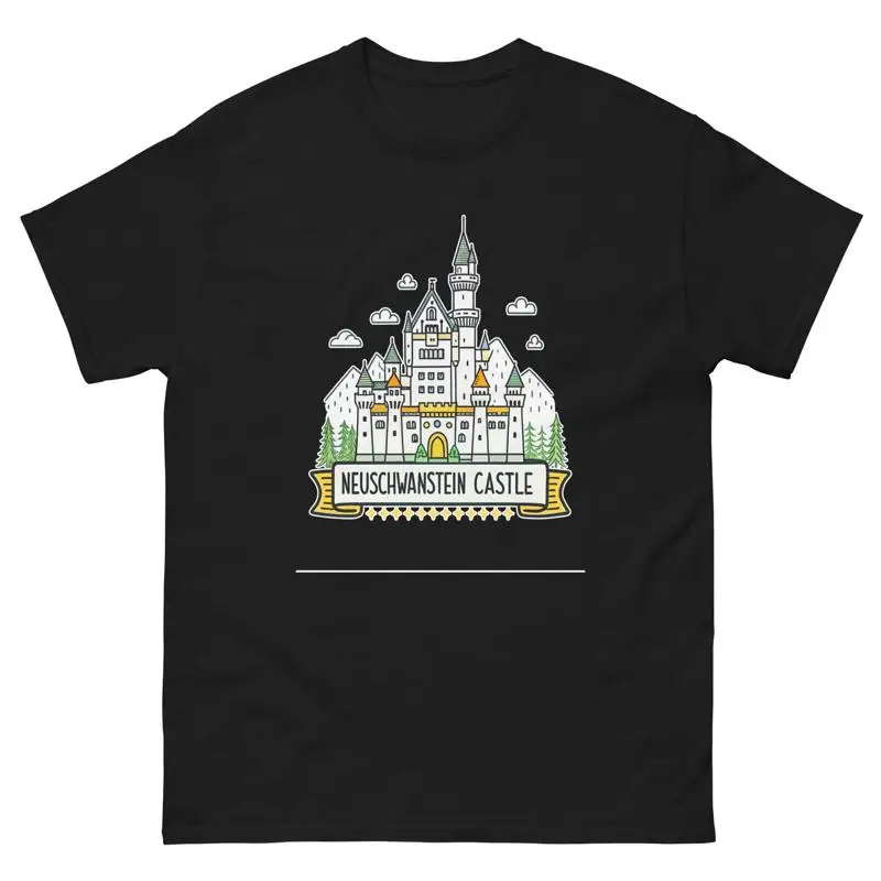 

Дорожная футболка Neuschwanstein Castle Attraction Landmark