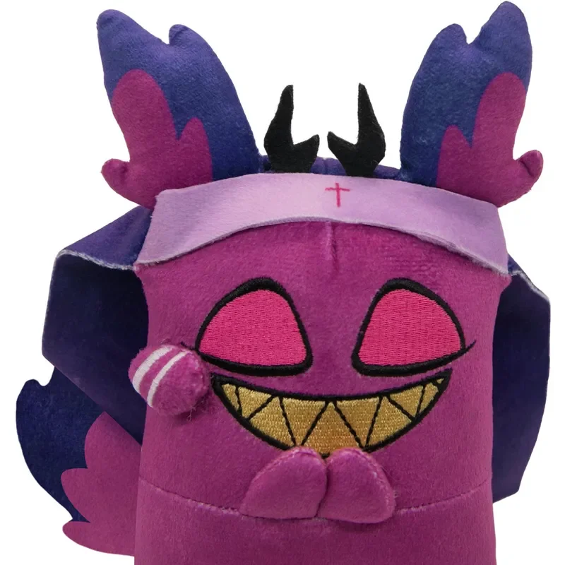 20/50cm Cat Alastor Cosplay Purple Plush Plushies Cartoon Hotel Fantasy Props Xmas Birthday Gifts Decor Mascot Costume Halloween