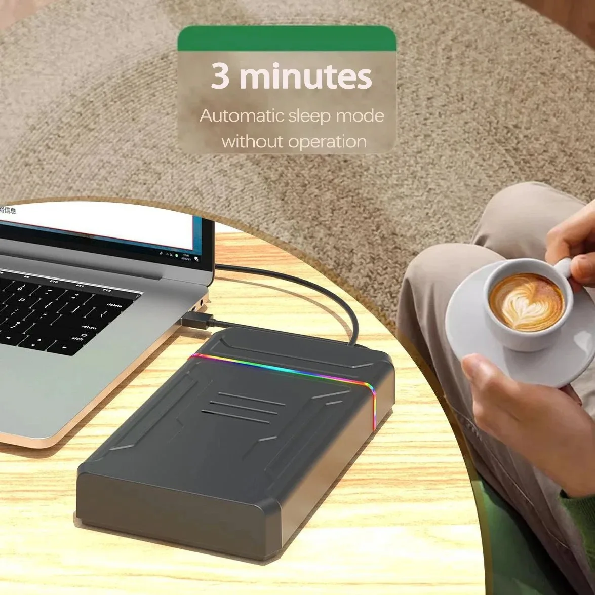 2.5/3.5 inch Hard Disk Enclosure SATA To Type C Hard Drive Case Adapter Up To 6Gbps External HDD Box for PC Laptop 12V 3A Power