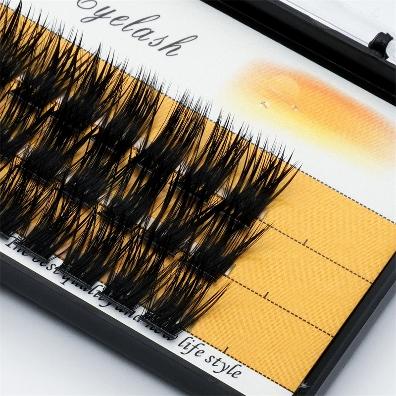36 grupos de pestañas postizas 40D, individuales, segmentadas, naturales, fáciles de usar para extensiones 2
