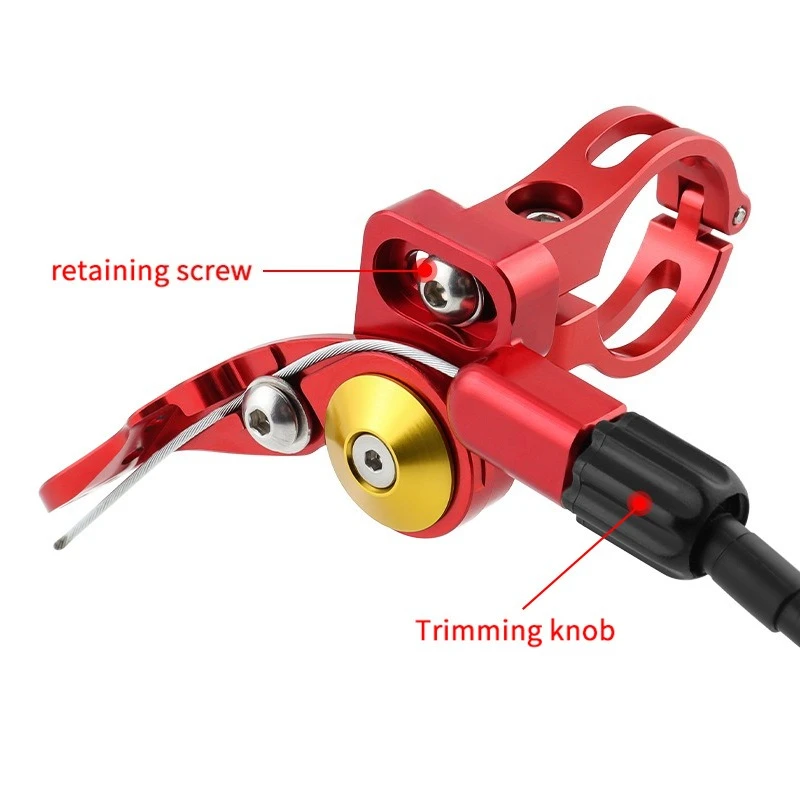 

Bicycle Dropper Seatpost Remote Lever 22.2/24mm for MTB Road Bike Internal External Cable