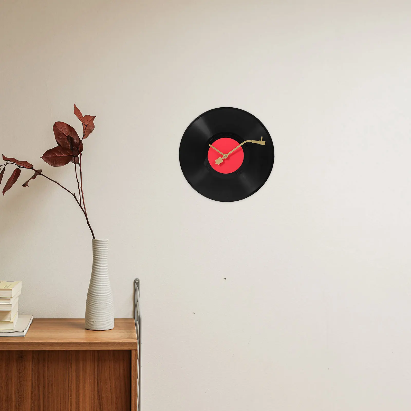 

vinyl record clock living room wall clock round shape clock wall clock ornament unique clock hanging wall clock