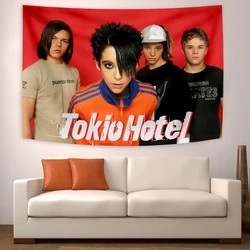 Hd Tokio Hotel Flag Poster Tapestry Funny Decor Home Wall Art Room Decoration Vintage Painting Print Mural Modern Picture