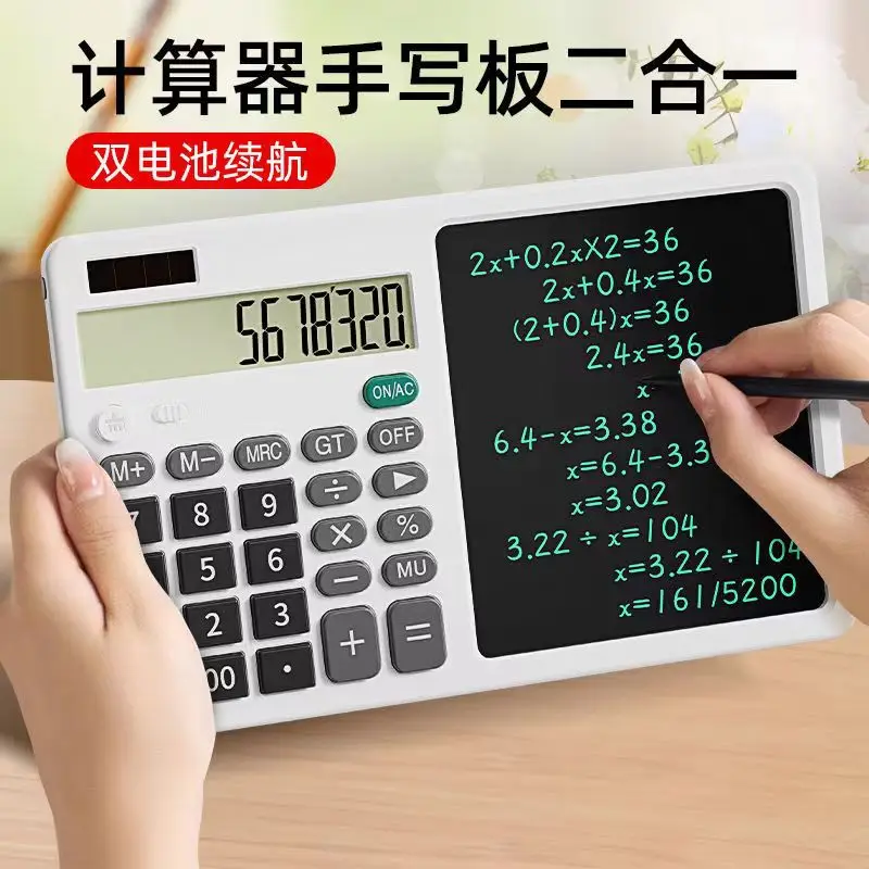 Luxmoc Desktop Speech Calculator Real Pronunciation Financial Accounting Arithmetic Office Memo Writing Pad Calculator