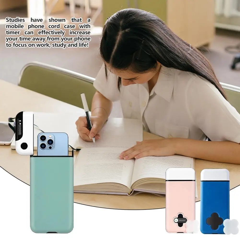 Cell Phone Lock Box With Timer For IPhone And Android Self-Discipline Box Exam Student Internet Addiction Home Decoration