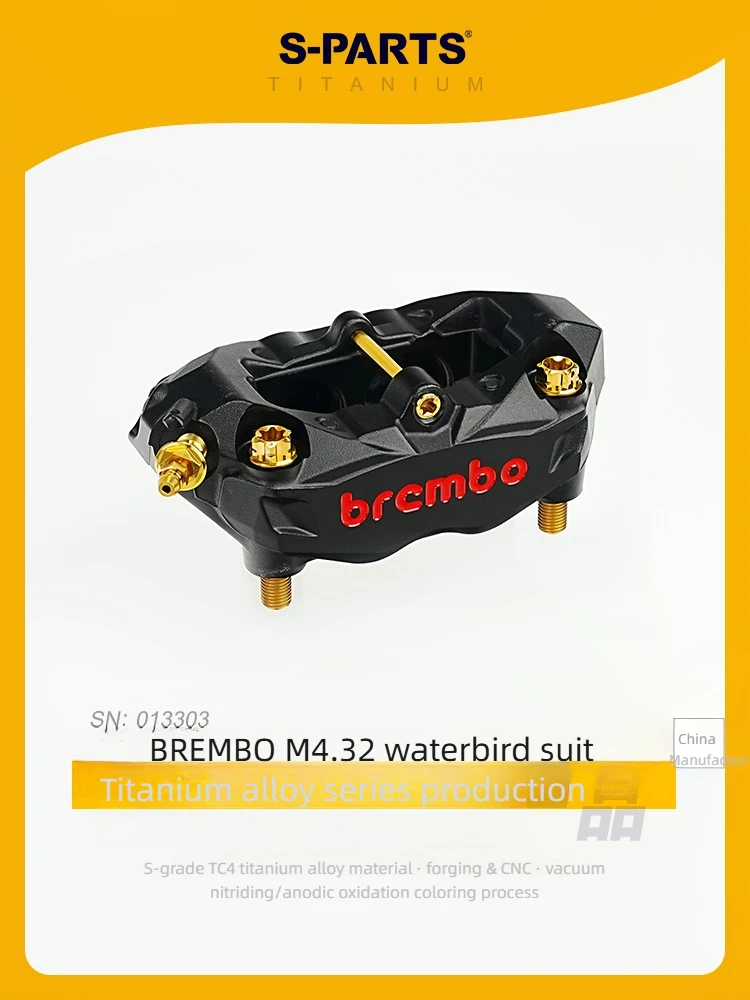 

SPARTS Fit Brembo M4.32 water bird radial caliper titanium screw bolt set upgrade gold blue black purple green