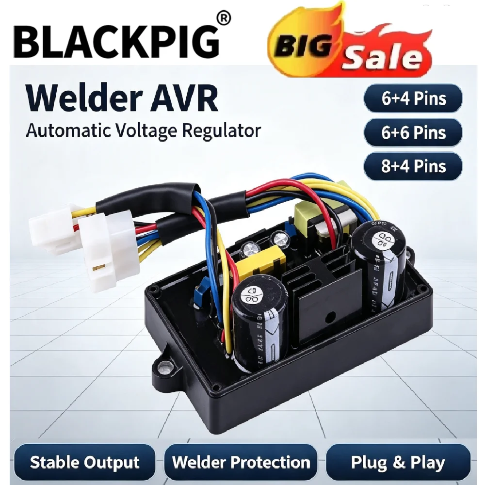 HJ-5K25DH 5KW AVR Welder Welding Generator Automatic Voltage Regulator Stabilizer Board 10Wires 12wires Dual Use Generator Parts