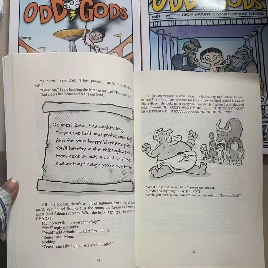 Odd Gods: Nordic Gods Sequel - Hardcover Children's Comic Chapter Book