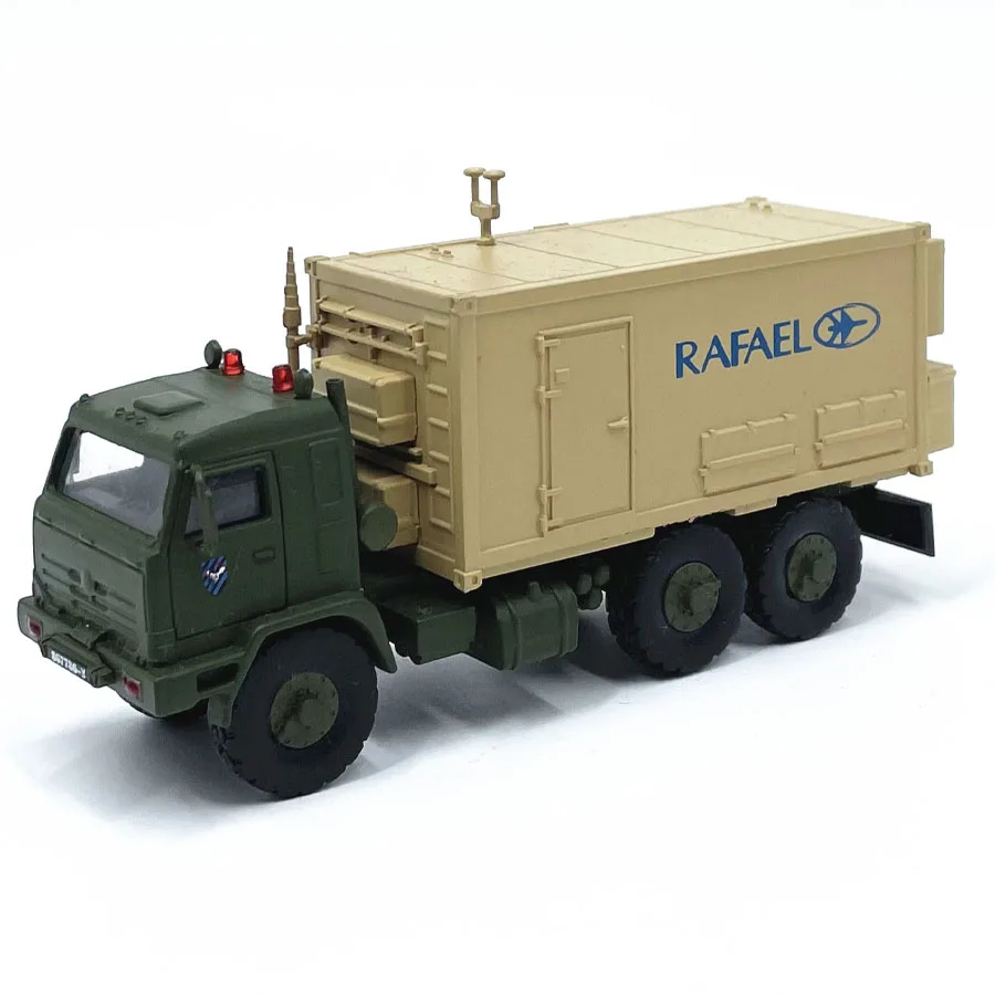 Diecast 1:72 Scale Iron Dome Defense System Missile Transport Vehicle Alloy Finished Military Tank Model Simulation Decoration