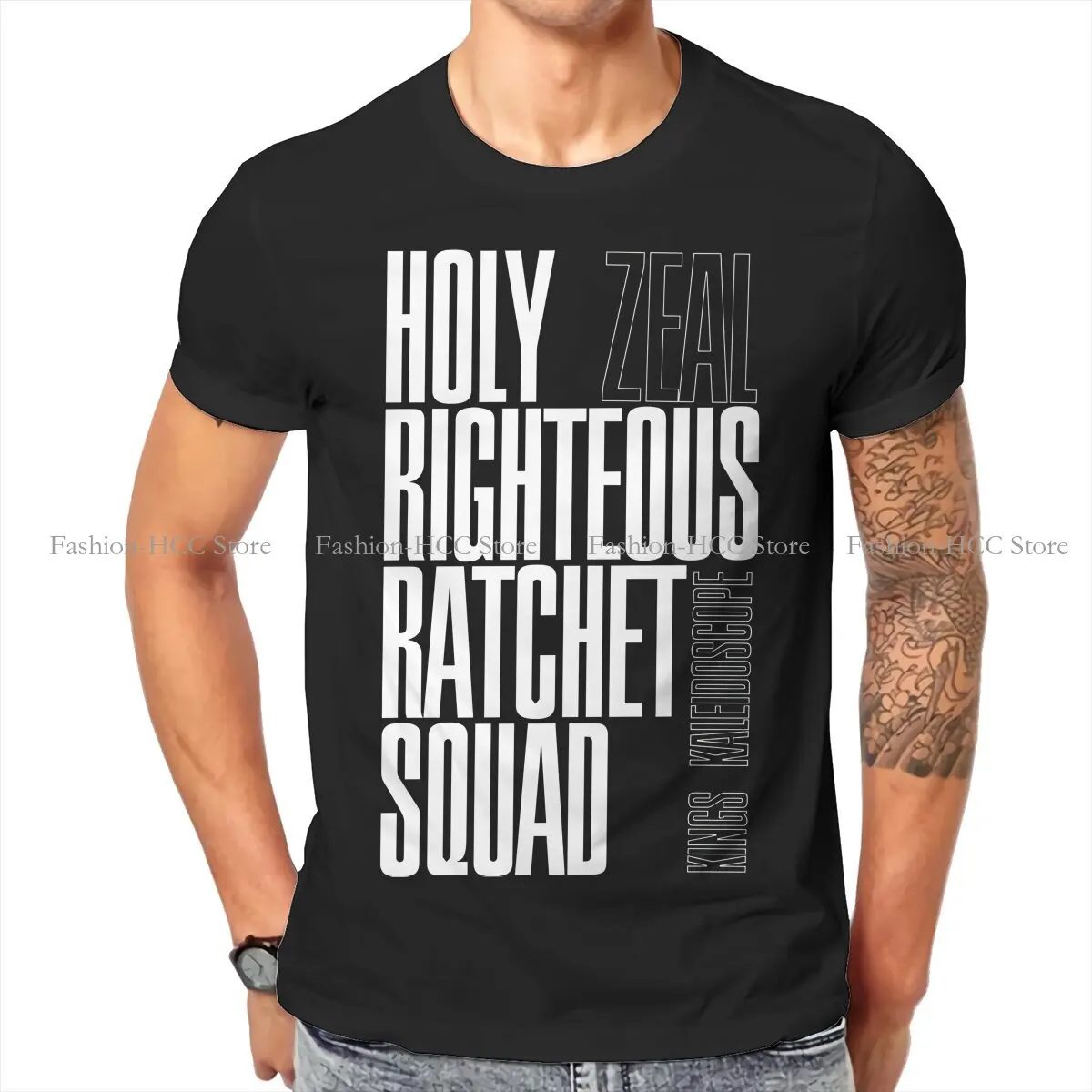 HOLY RIGHTEOUS RATCHET SQUAD Style TShirt Hey Riddle Riddle Top Quality Hip Hop Graphic  T Shirt Stuff