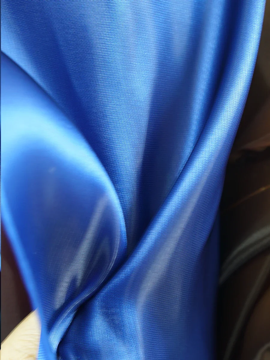 Rich Luster Satin Fabric With Smooth Texture Excellent Drape For Fashion Design Home Furnishing Performance Costumes Packaging