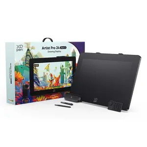 Bilashmart XPPen 4K Artist Pro 24 (Gen 2) Graphics Tablet Monitor 23.8 Inch Calman Verifed Display Dual 16K Levels Stylus Support 60 Tilt