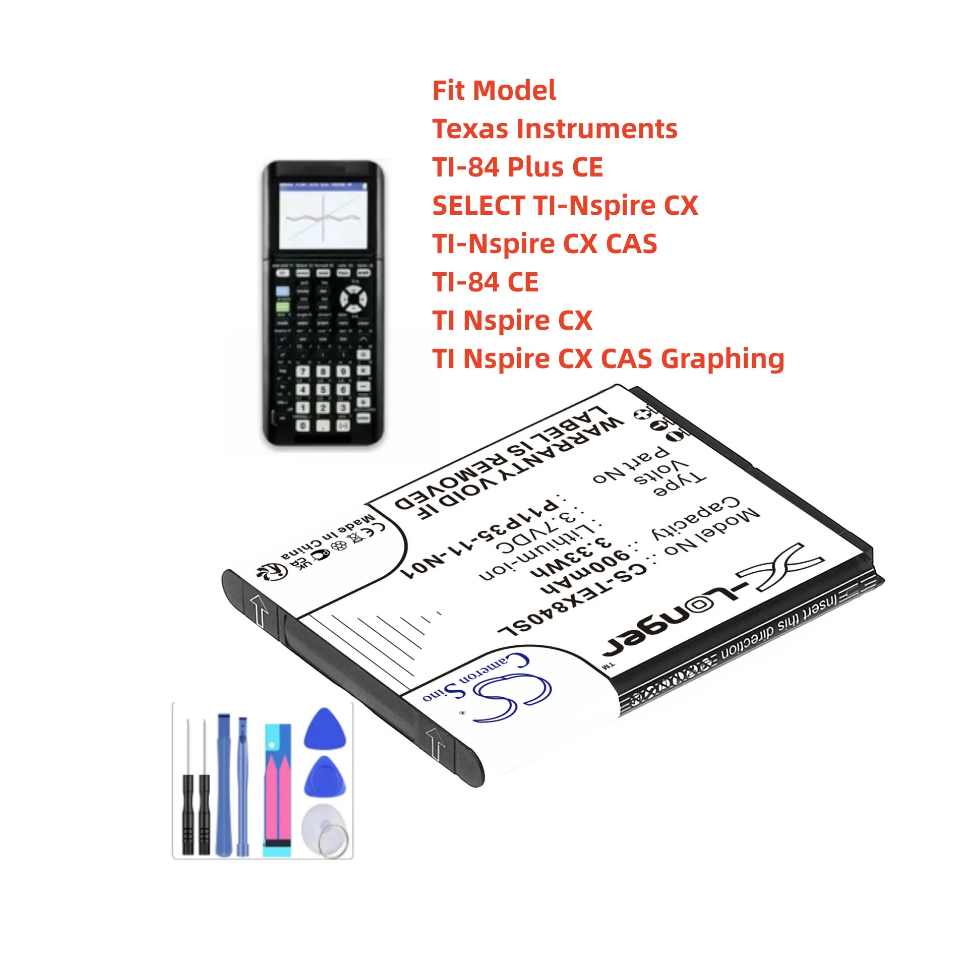 Calculatrice Texas Instruments TI-Nspire CX CAS, Graphique, état Très Bon, Occasion