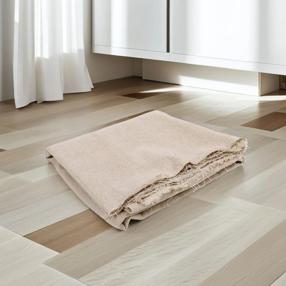 

2pcs Burlap Fabric Professional Linen Cloth Clay Texture Ceramic Art Diy Lightweight Natural Flax Linen Crafting Durable