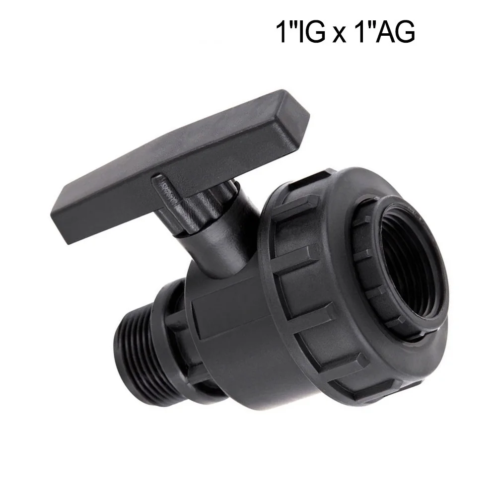 Reliable Plumbing Connection PP Threaded Fitting Ball Valve Easy Installation Female Thread x Male Thread Compression PE