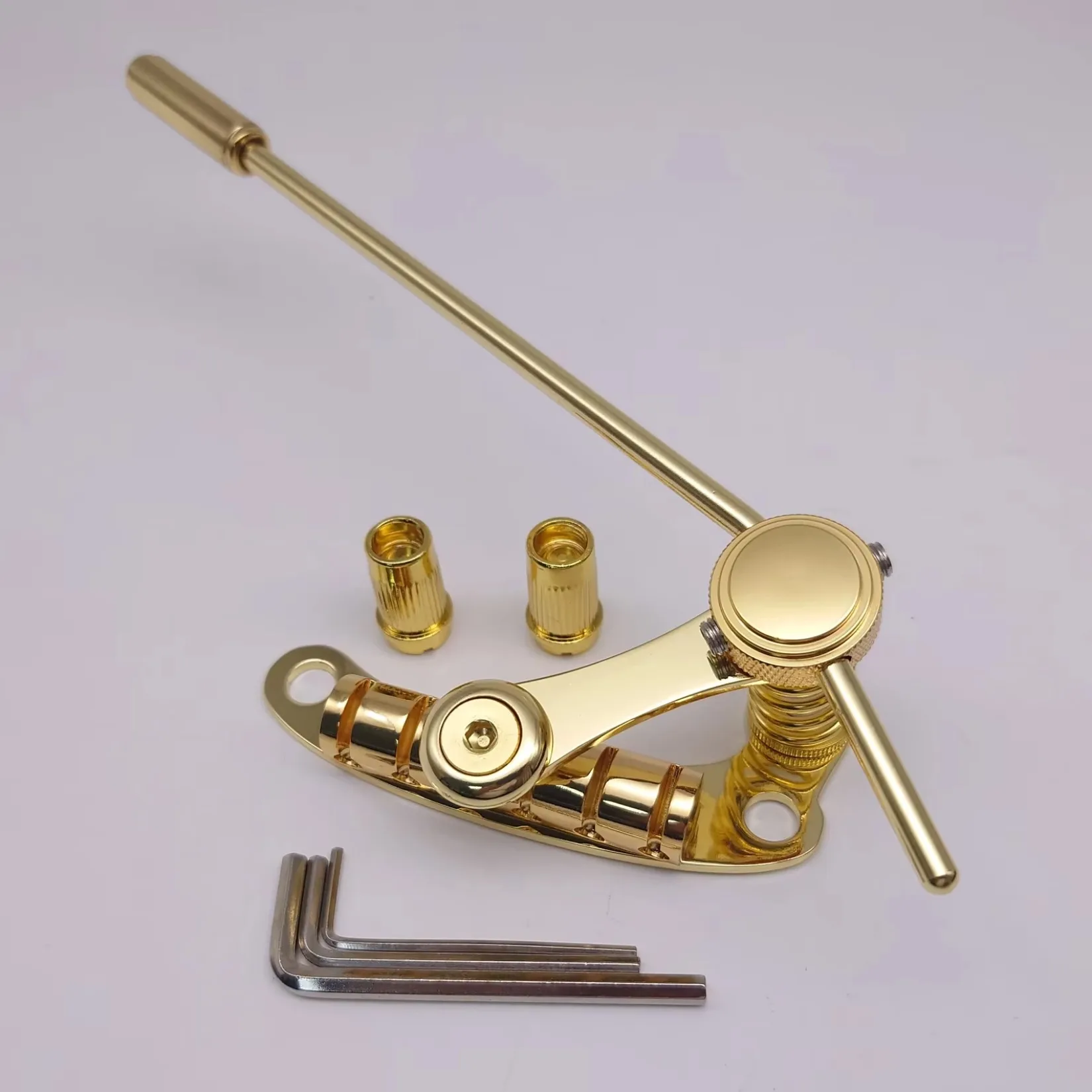 E-Gitarren-Brückensteg mit Tremolo-System, verstellbar, aus Zinklegierung, in Silber, Gold, Schwarz, Ersatzteile