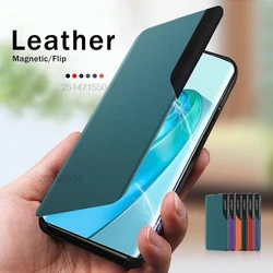 Magnetic Smart Flip Case For Xiaomi Redmi Note 15 14 13 12 12S 10 Pro + Plus 14C 13C 12C Turbo3 5G Stand Book Phone Cover Coque