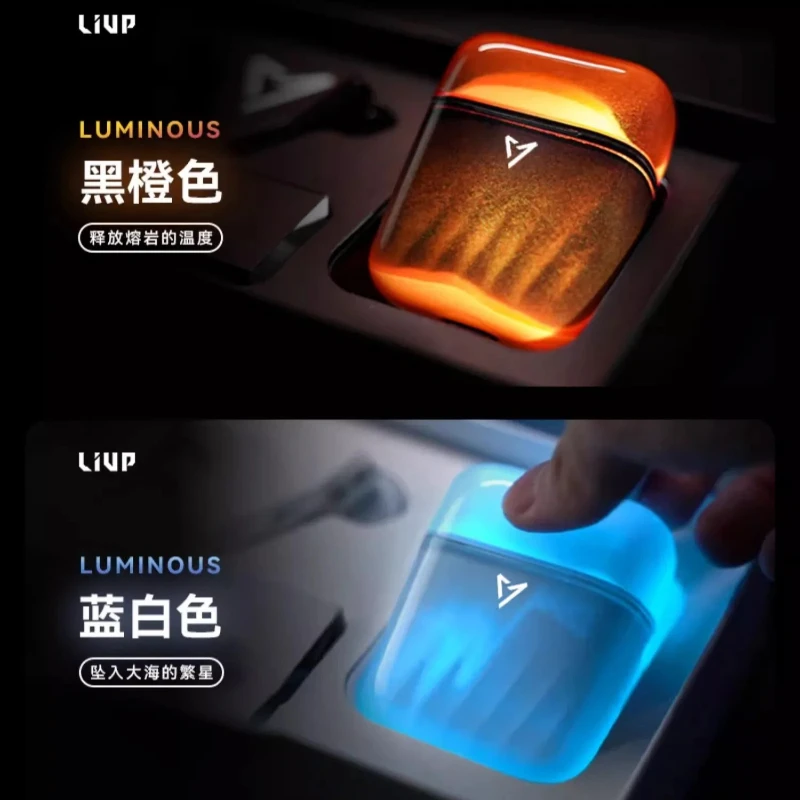 Liup Lp1 سماعات الرمل المتدفقة المضيئة بلوتوث 5.4 13 مللي متر لفائف ديناميكية AI نشط الحد من الضوضاء ستيريو الصوت المحيطي الهدايا