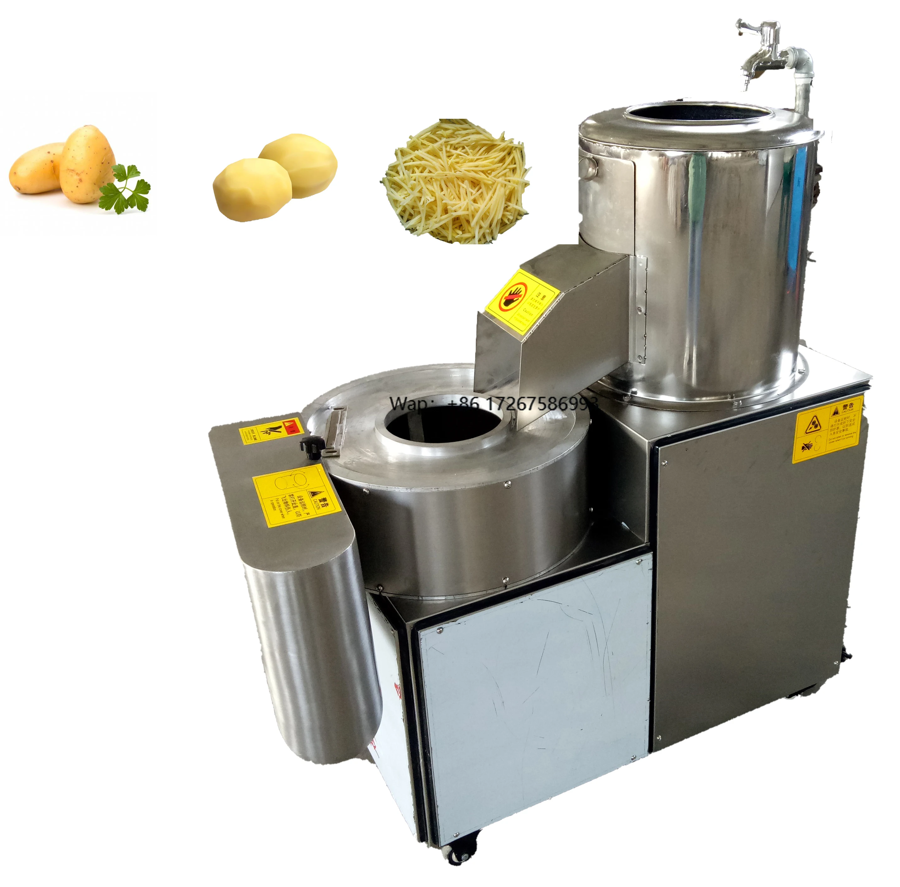 

Electric Commercial Industrial Potato Chips Slicer Sweet Potato Slicer Potato Peeler and Slicer Machine