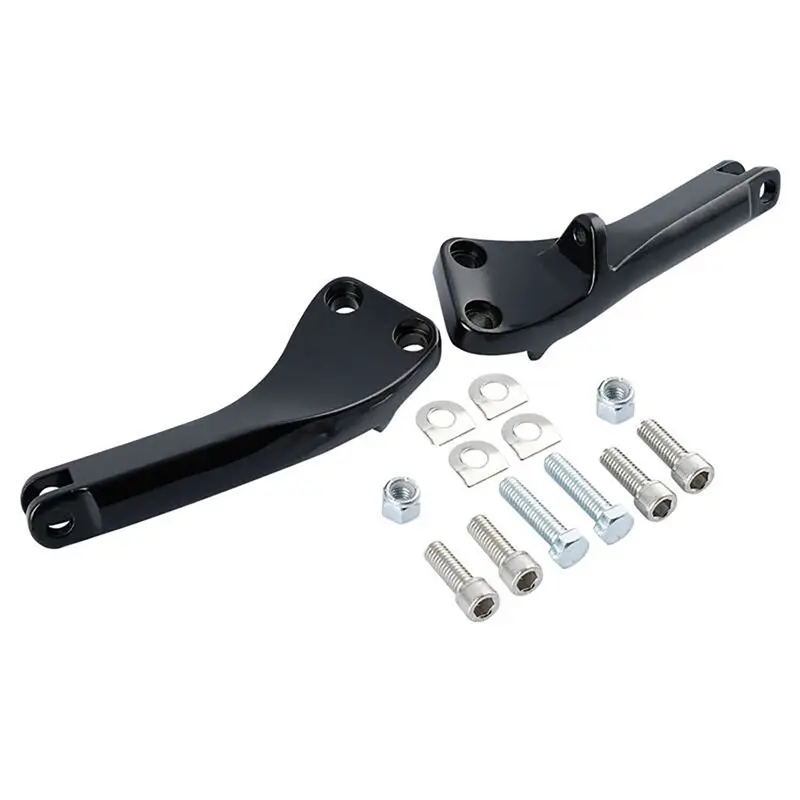 Reliable-Passenger Foot Peg Mount Brackets Foot Peg Mounts Aluminum Alloy Fit For Dyna Low Rider FXDF 2006-2017