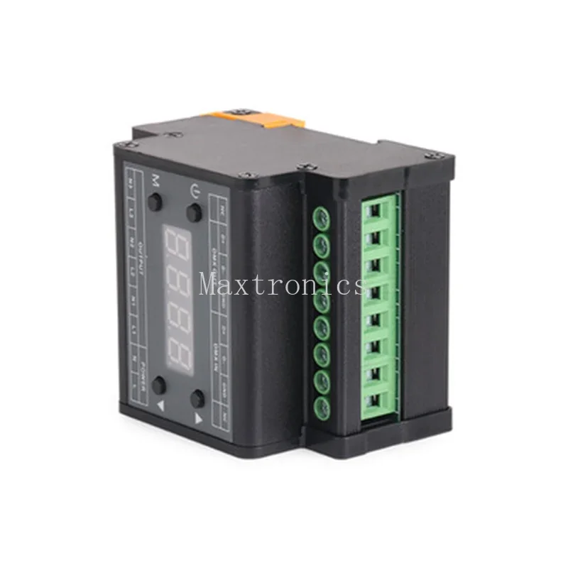 

DMX302 High Voltage 3channels DMX Triac Led Dimmer 1A/CH Brightness Controller AC90V-240V 50Hz/60Hz Output for LED Panel Light