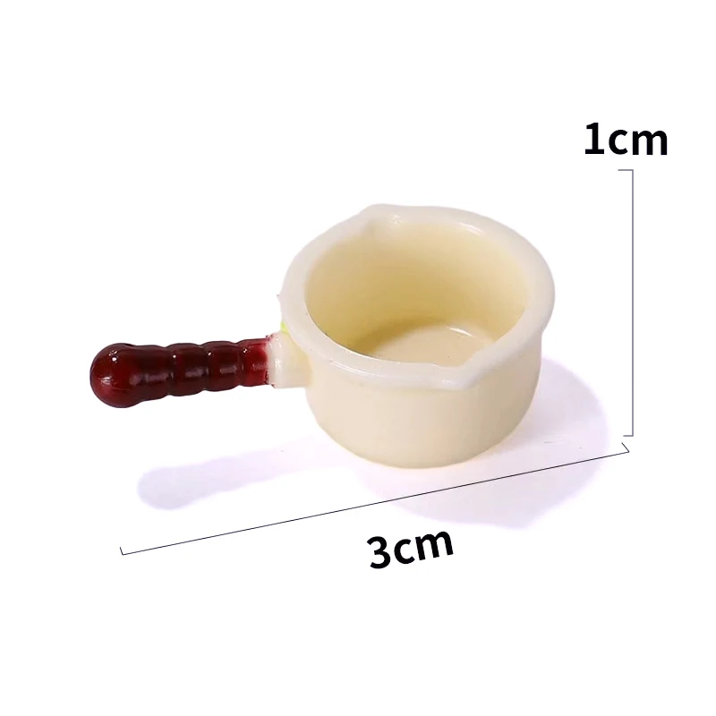 DIY Mini Dollhouse Kitchen Console, 1:12 Scale with Pan and Gas Stove Model, Play Miniature Furniture Toy