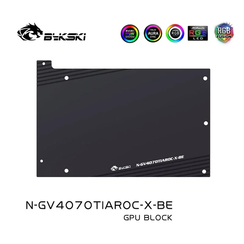 Imagem -05 - Bykski-bloco de Gpu para Gigabyte Rtx 4070ti 4070 Super Aorus Master Gaming oc Aero oc Placa de Vídeo 12g Refrigeração a Água N-gv4070tiaroc-x