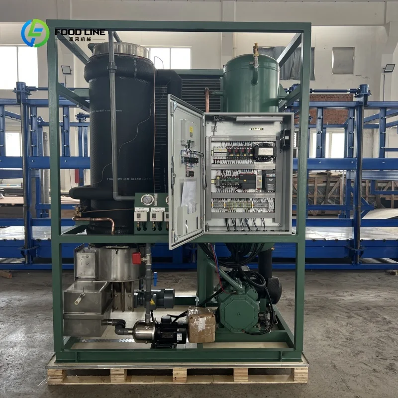 Industrial Ice Tube Maker Machine for Drinking Shop Bar Hotel Commercial Tube Ice Machine Custom
